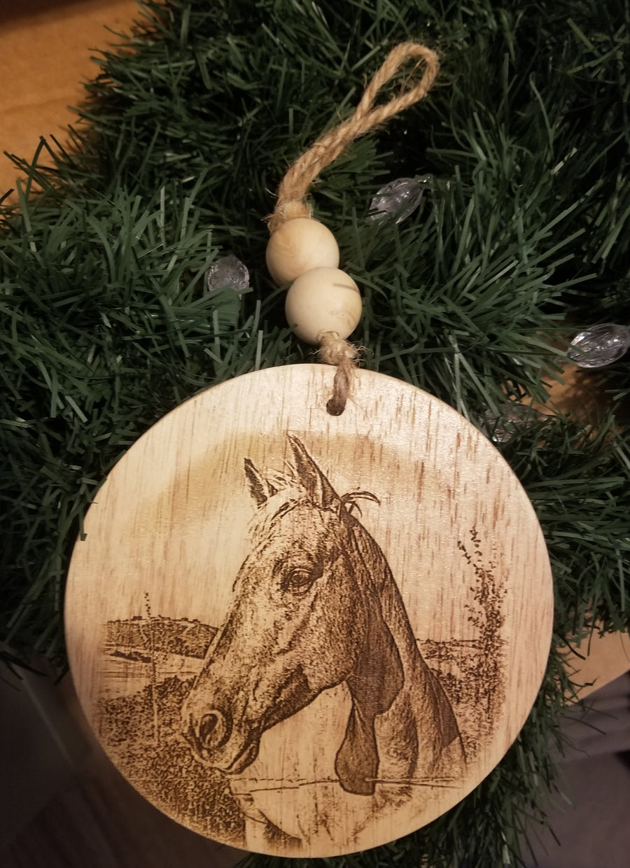 Circle Ornament with beads